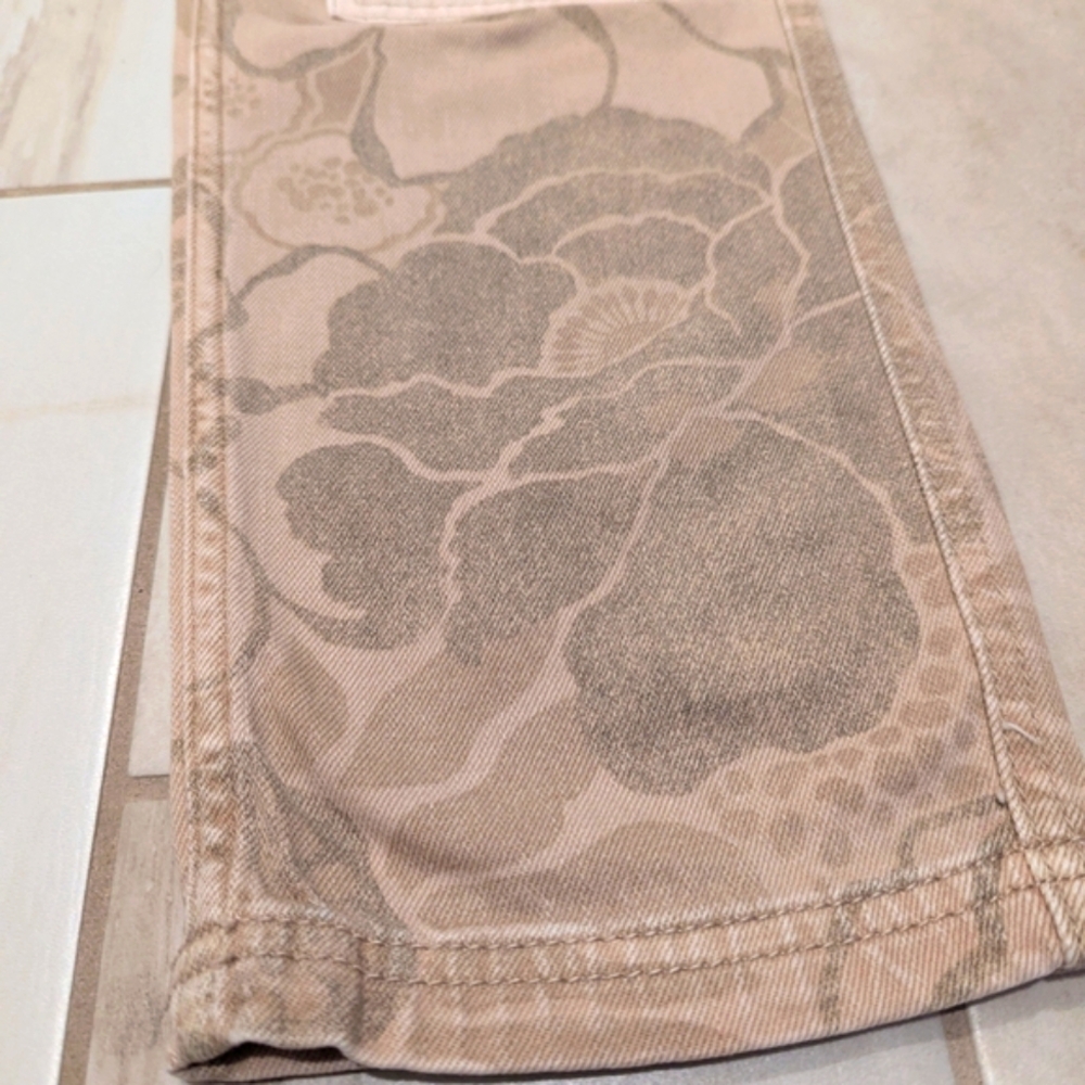 Anthropologie Pilcro Wanderer Jeans Pants Floral Patterned Embroidered 27 Nwot - Picture 7 of 14